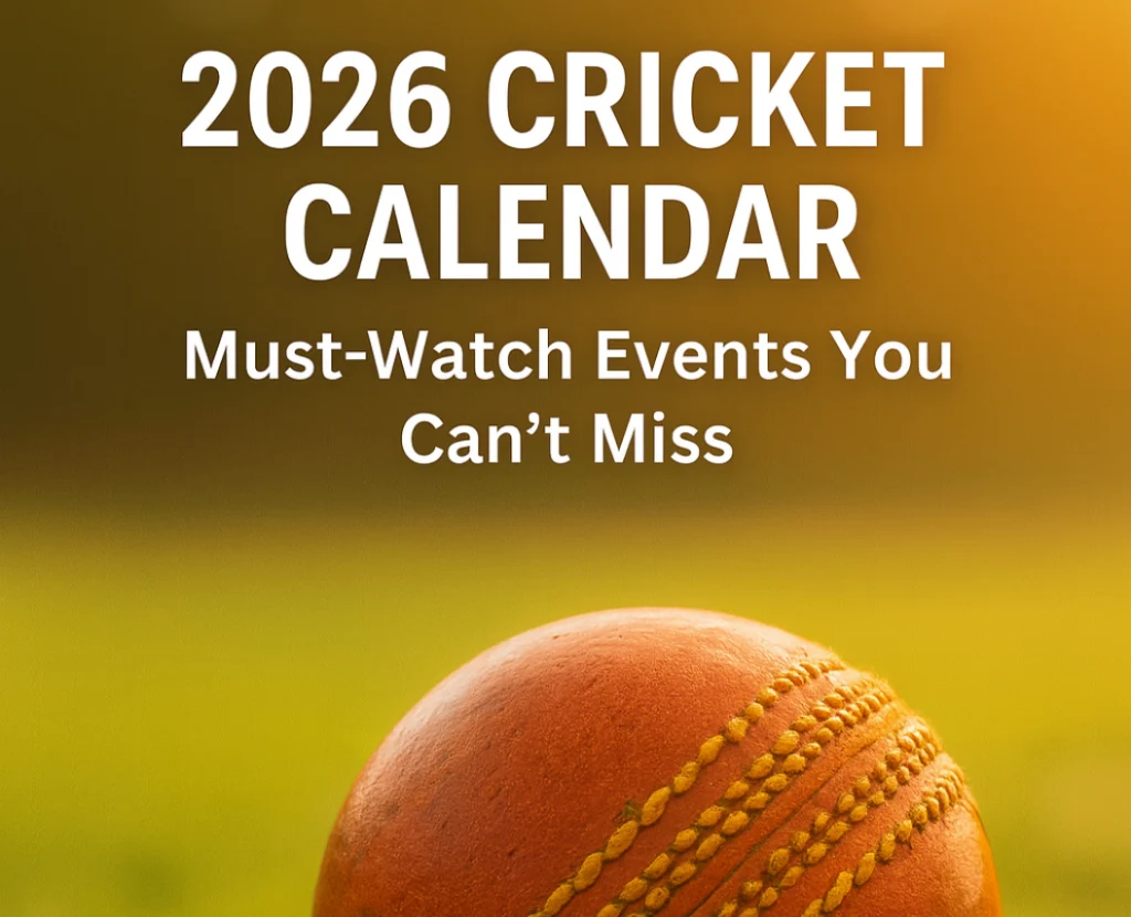 2026 Cricket Calendar