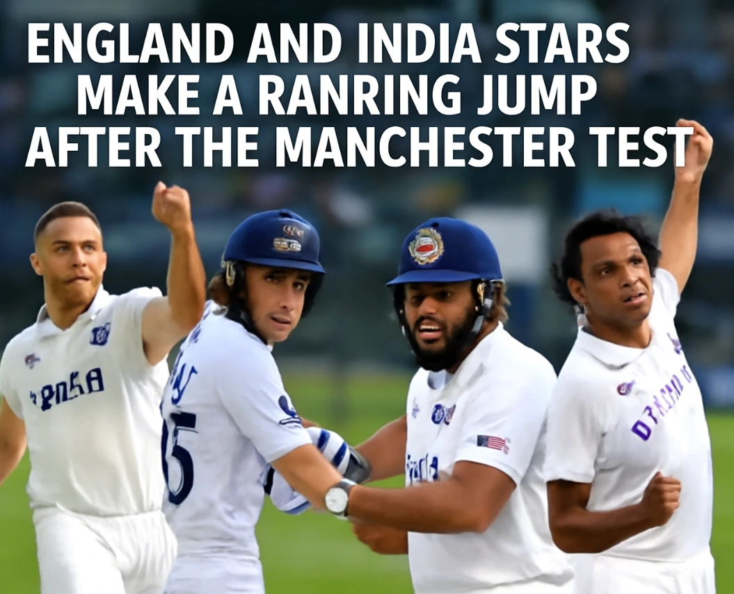 India and England stars ranking jump