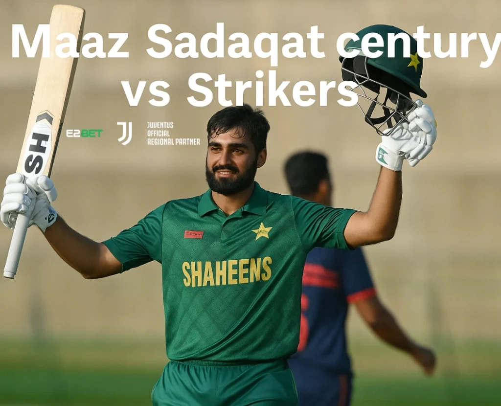 Maaz Sadaqat century